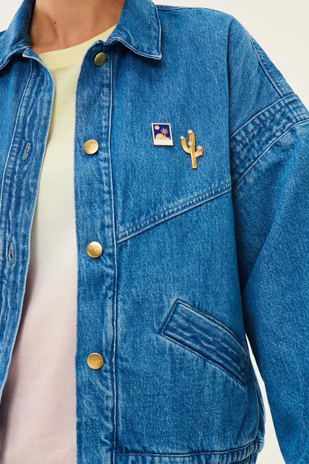 Des Petit Hauts Veste Loubia | Denim | Vestes & Manteaux