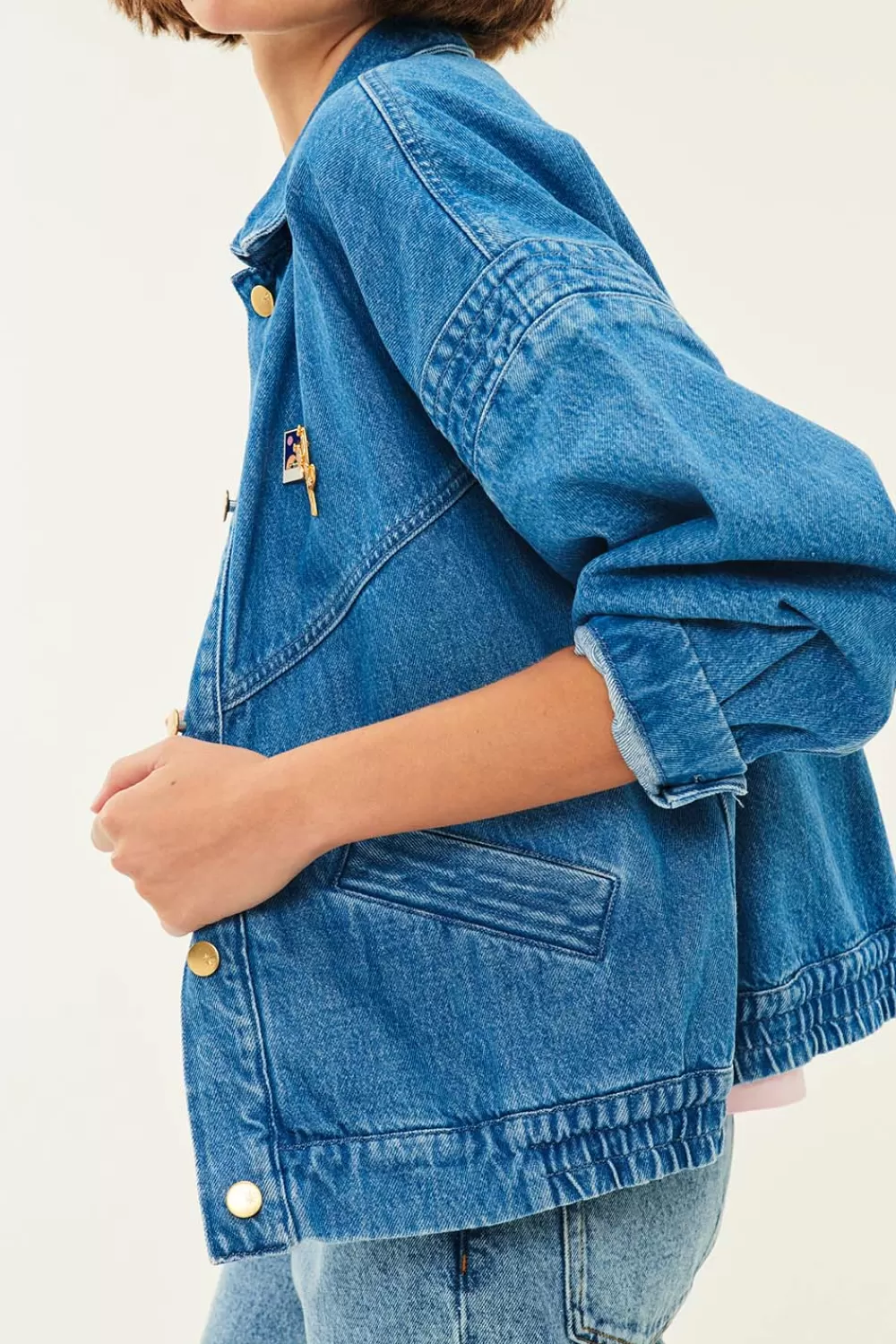 Des Petit Hauts Veste Loubia | Denim | Vestes & Manteaux