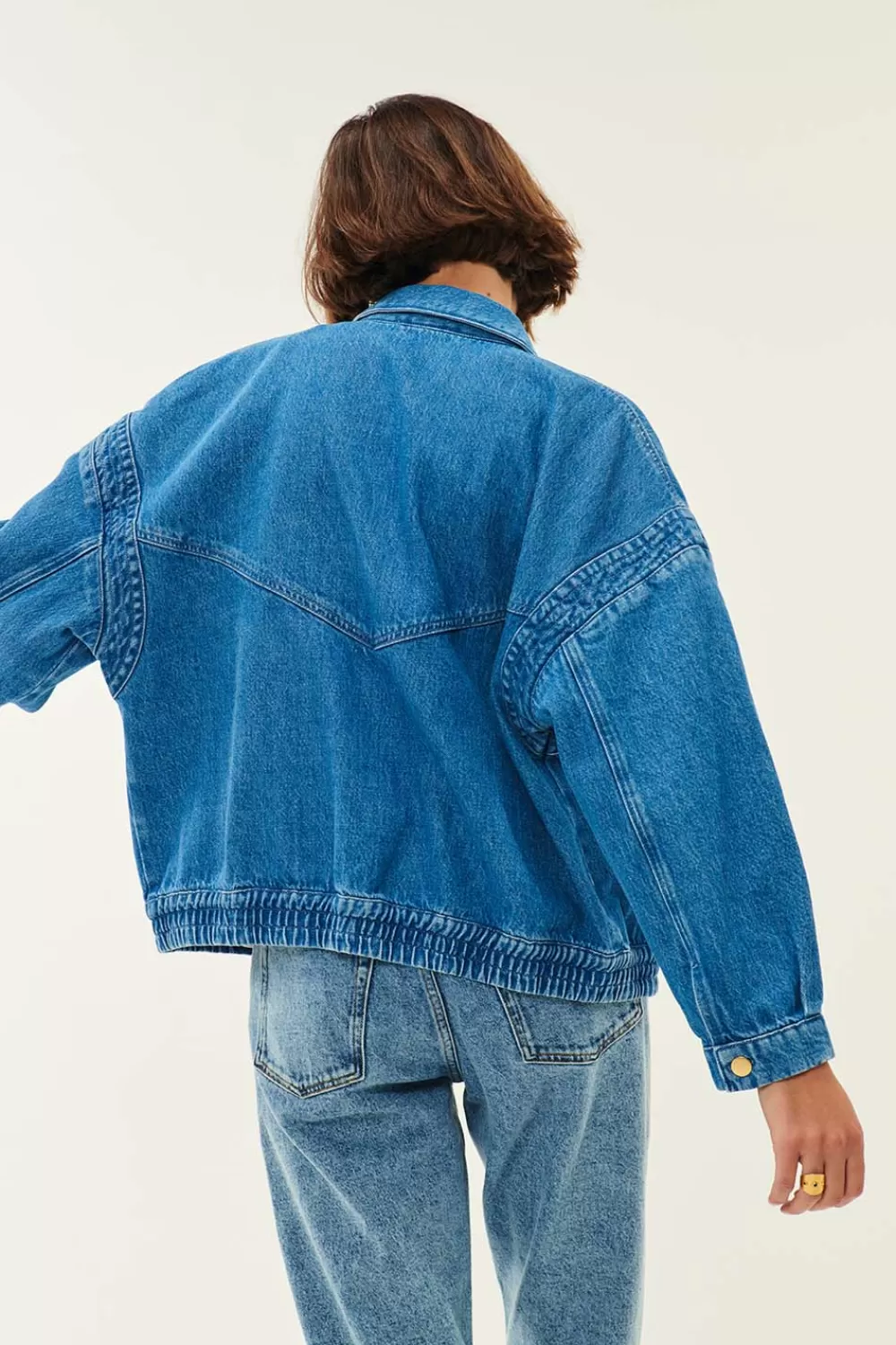Des Petit Hauts Veste Loubia | Denim | Vestes & Manteaux
